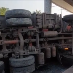 A horrific road accident occurred near the Keisar tollgate