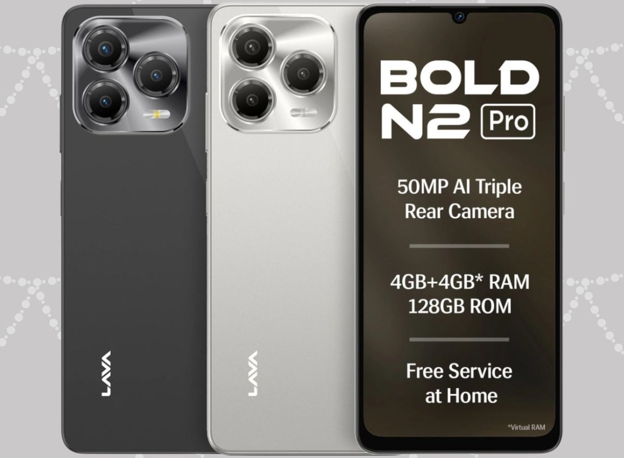 Lava Bold N2 Pro Launched with 50MP Camera at ₹7999