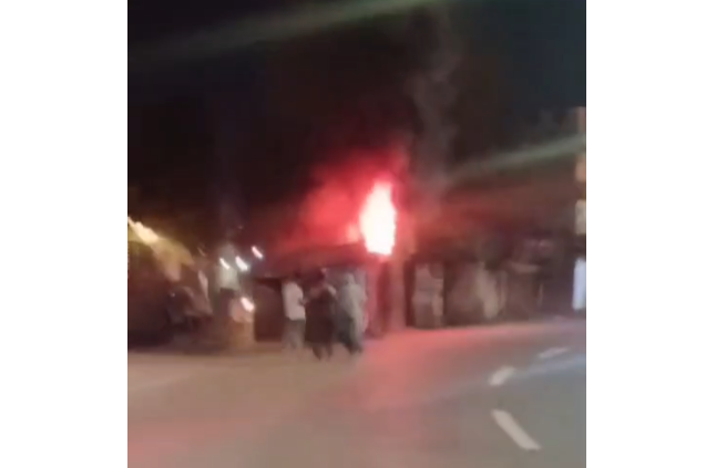 Massive Fire at Painter’s Shop in Jabalpur, Brought Under Control in Time