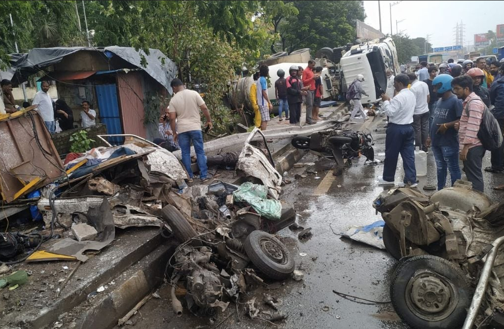 Thane Accident 2026: 11 Killed in Horrific Cement Mixer Crash