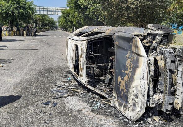 Violent Workers’ Protest in Noida, 5 Vehicles Torched; Delhi Police on High Alert